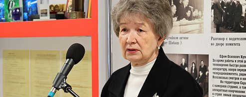 В музее истории радио и телевидения ГТРК «Саратов» прошла авторская интерактивная лекция Татьяны Пашкиной «Саратов в годы Великой Отечественной войны»