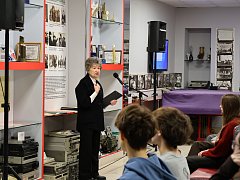 В музее истории радио и телевидения ГТРК «Саратов» прошла авторская интерактивная лекция Татьяны Пашкиной «Саратов в годы Великой Отечественной войны»